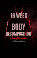 16 Week Body Recomp ebook cover